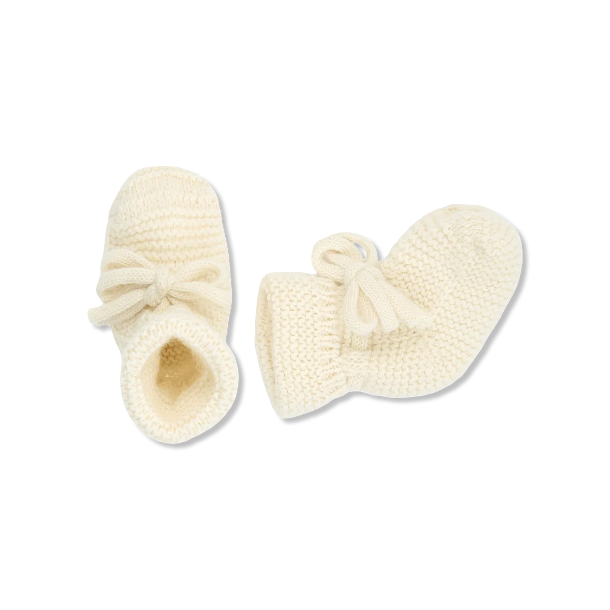 Wool knit Krabbelschuhe