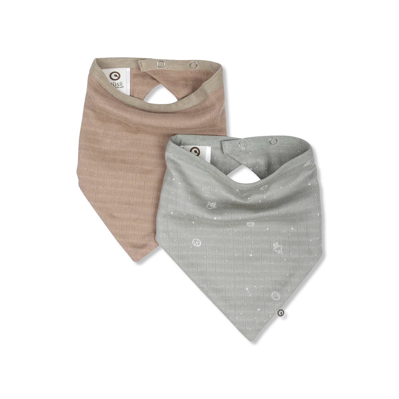 Cosmos muslin Lätzchen
