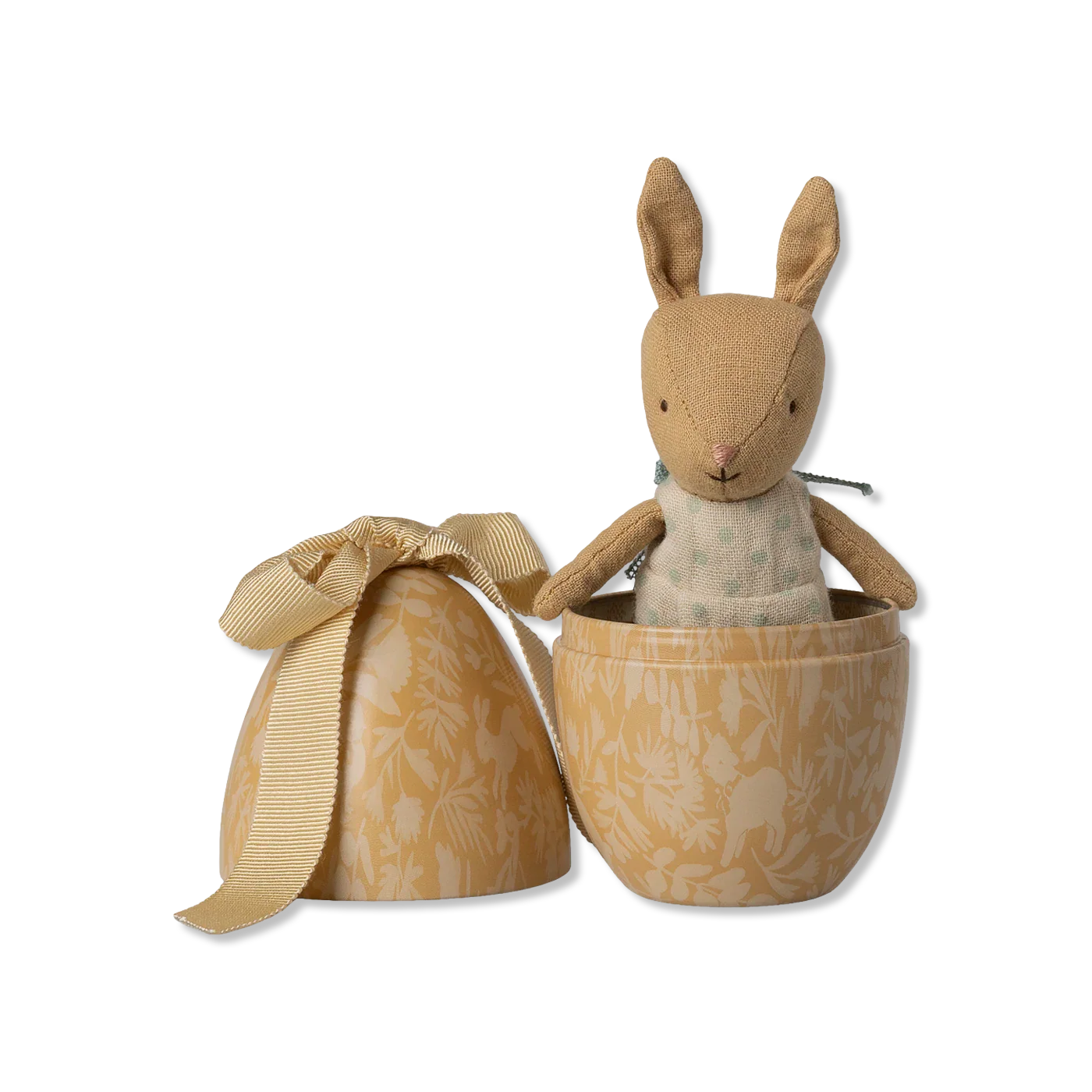 Easter egg with micro rabbit Ostern