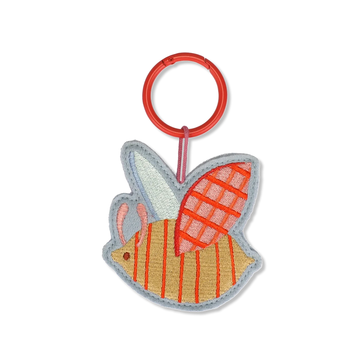Embroidered keychain Tasche