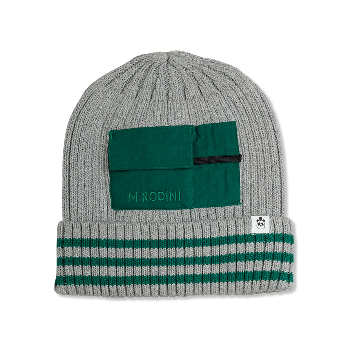 Knitted rib Mütze
