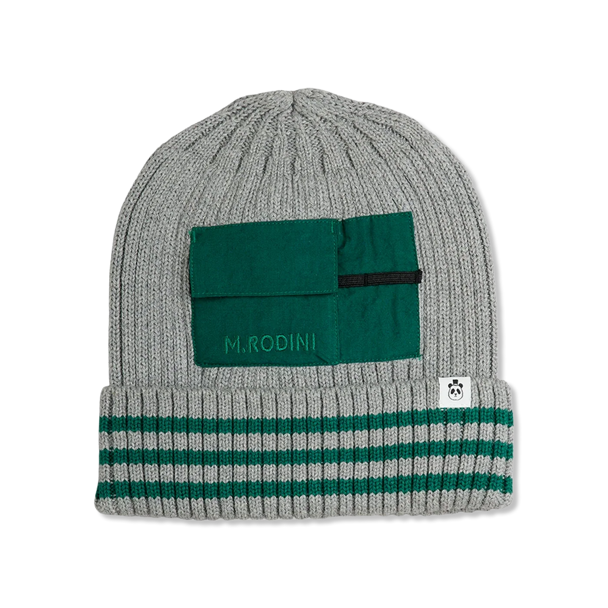 Knitted rib Mütze