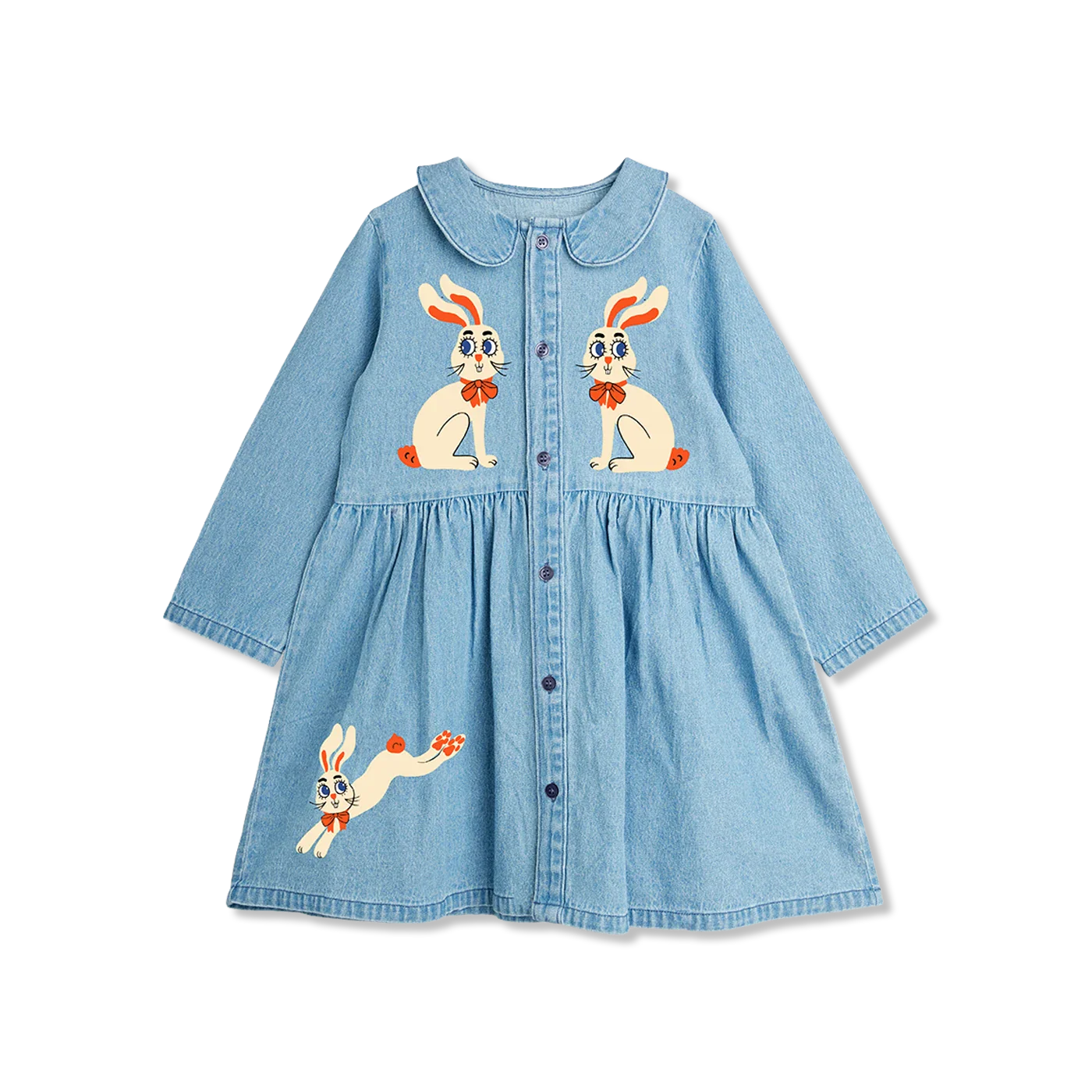 Lw denim rabbit Kleid