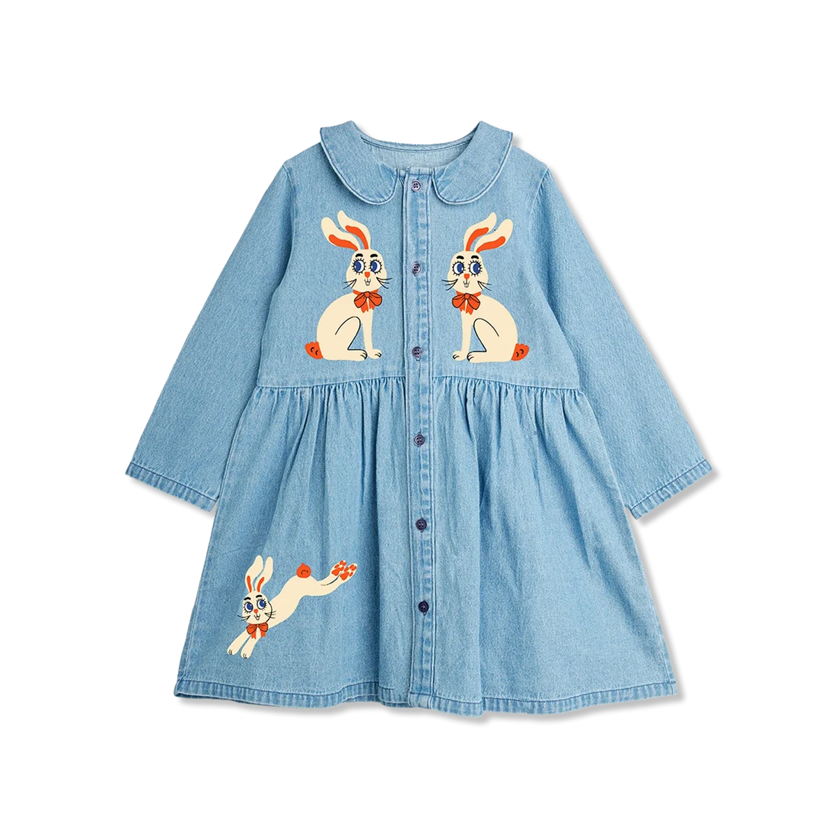 Lw denim rabbit Kleid