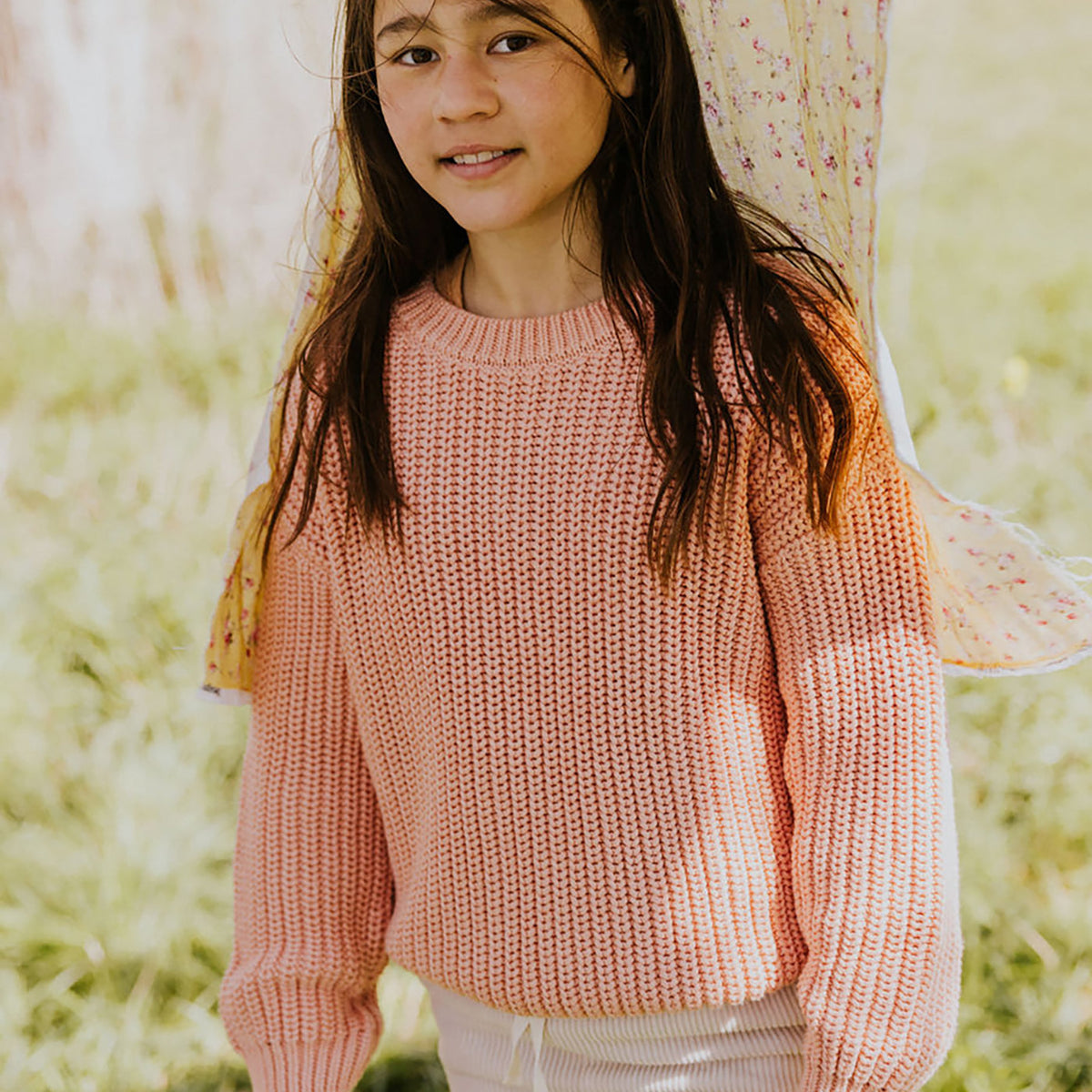 Chunky langarmshirt