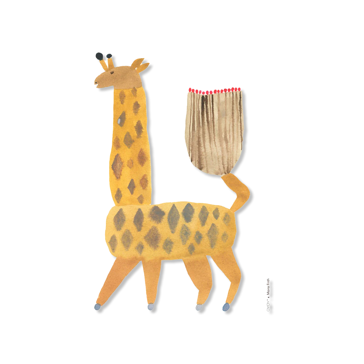 Noah Giraffe wanddekoration