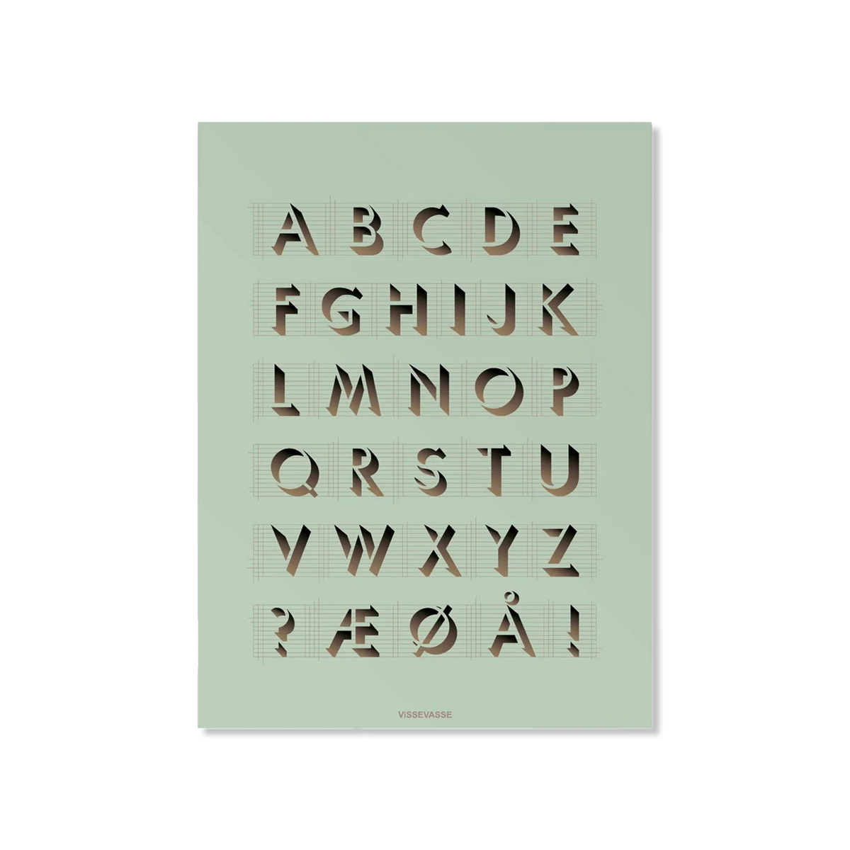 ABC Mint wanddekoration