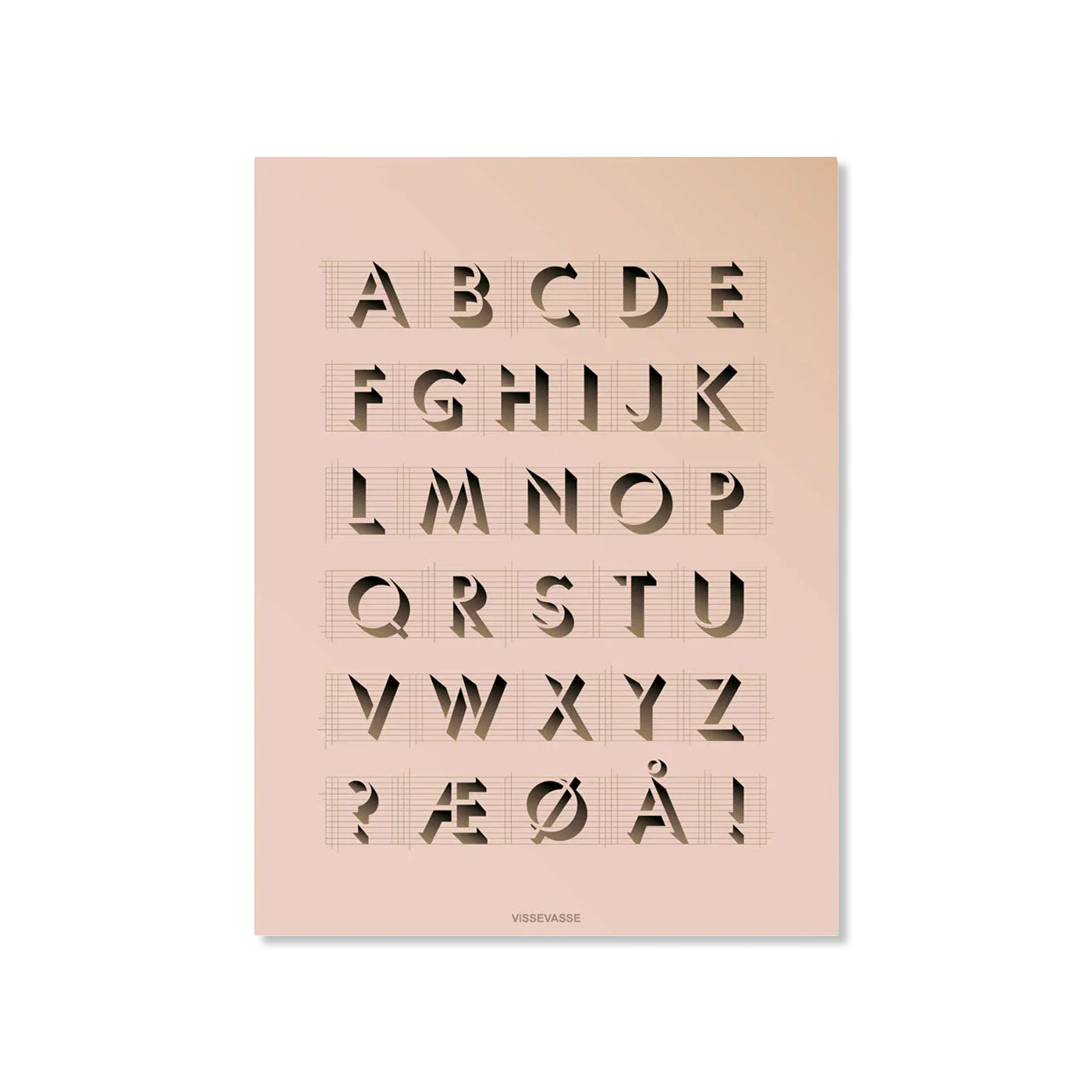 ABC Rose wanddekoration