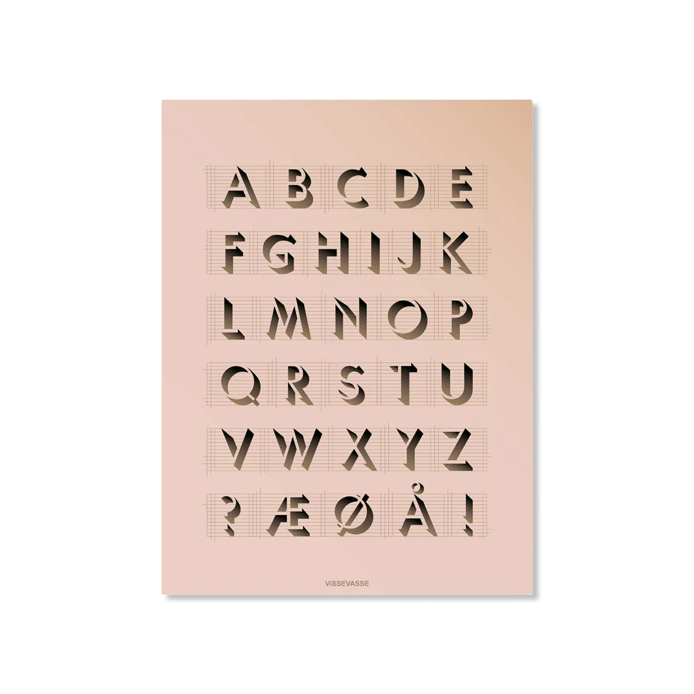 ABC Rose wanddekoration