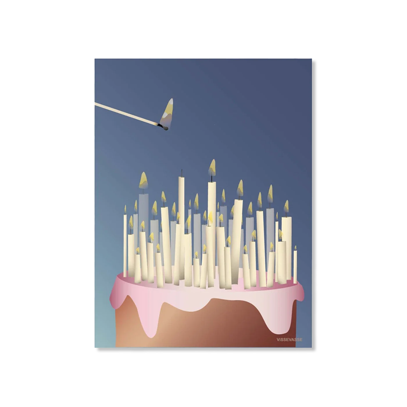 CAKE WITH CANDLES geburtstag