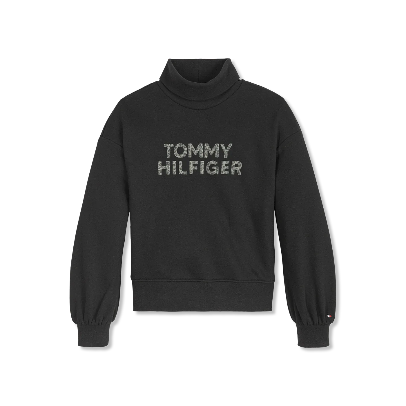 Organic sweatshirt m. rollkragenpullover