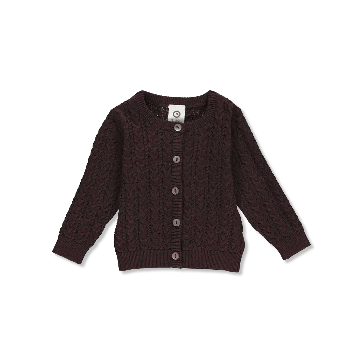 Knit cable cardigan