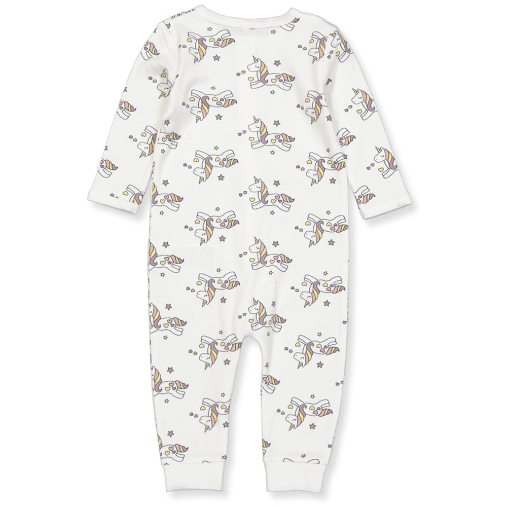 NBFNIGHTSUIT ZIP UNICORN nachtwäsche