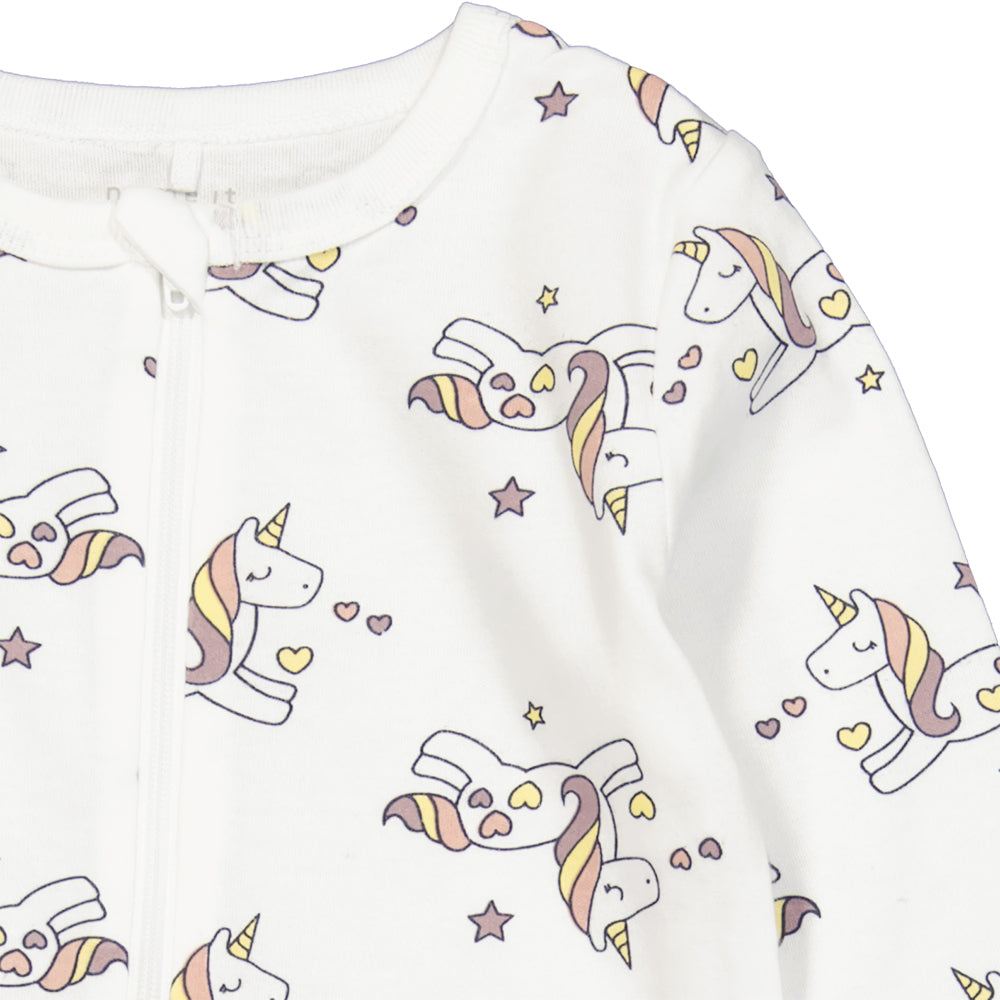 NBFNIGHTSUIT ZIP UNICORN nachtwäsche