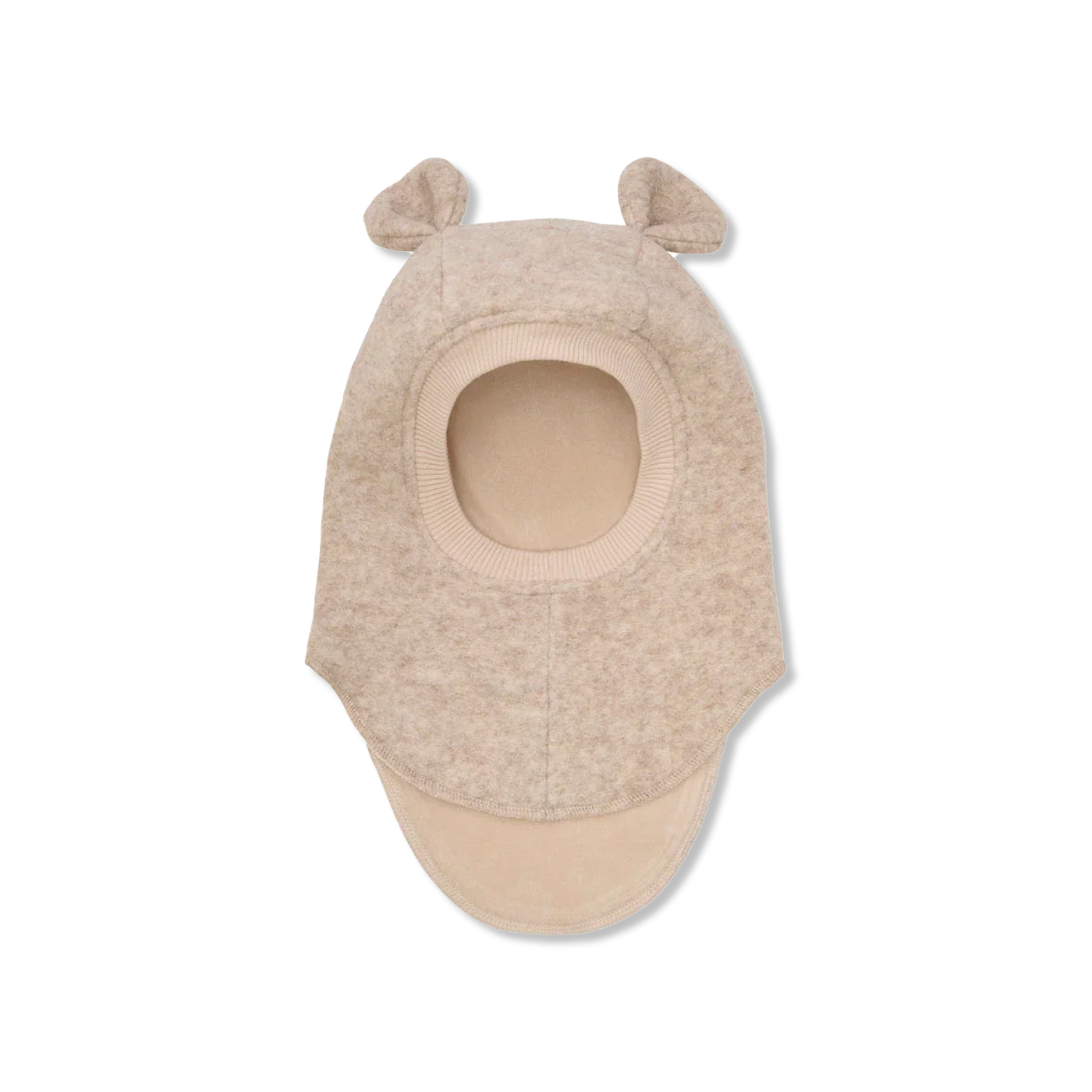 Uldfleece elefanthue - dobbeltlag