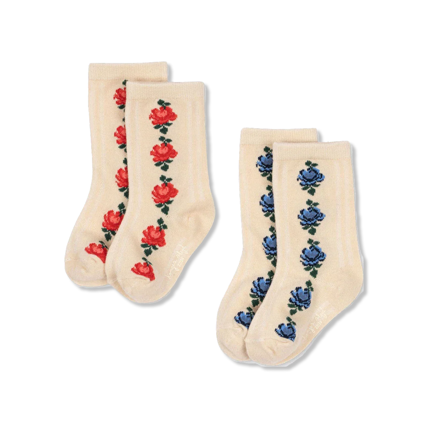 Fine jaquard Socken
