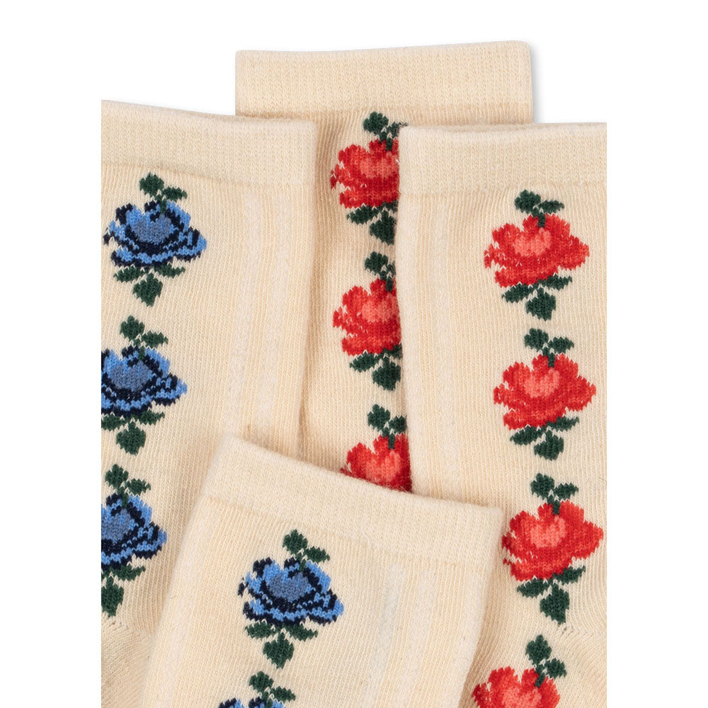 Fine jaquard Socken