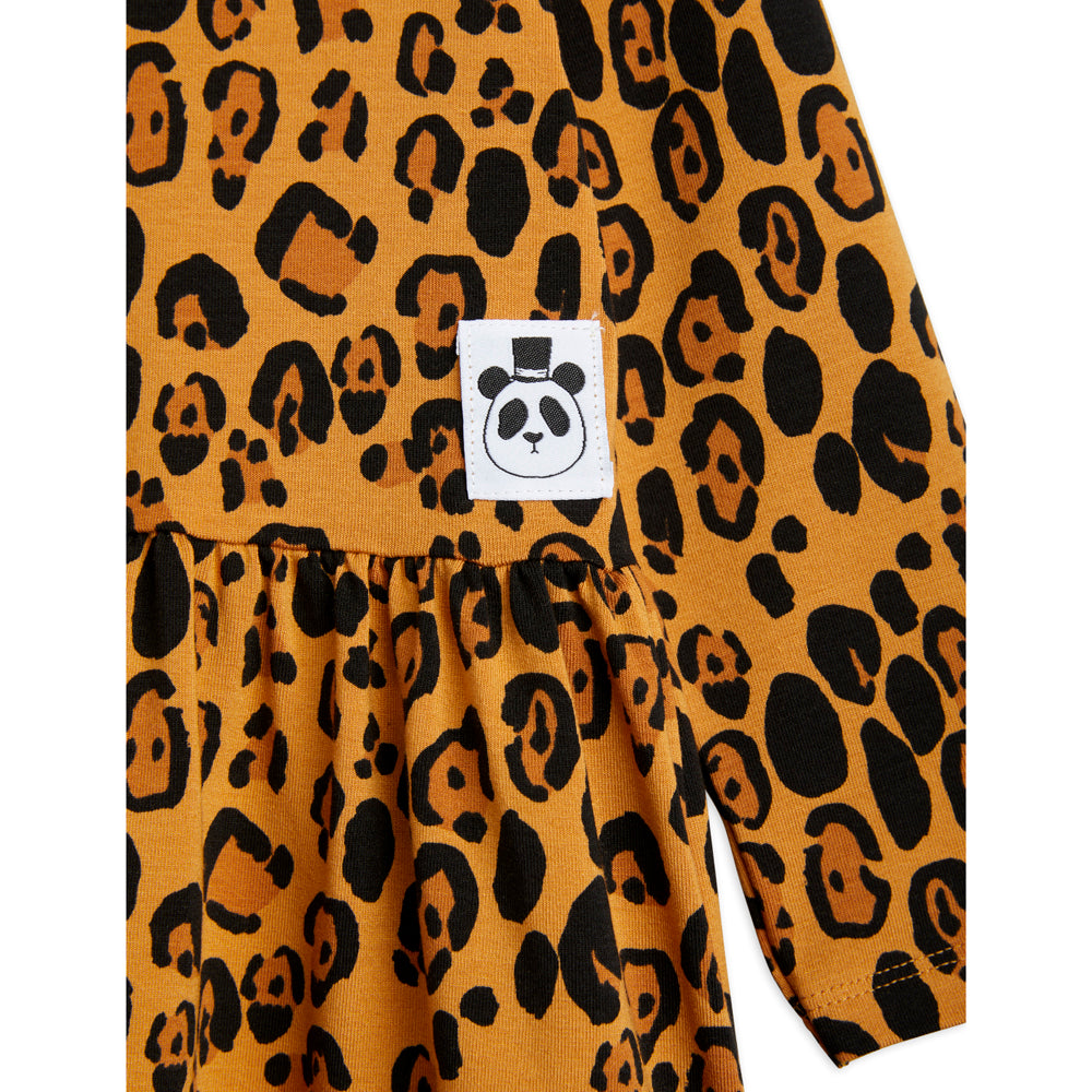 Basic leopard kleid