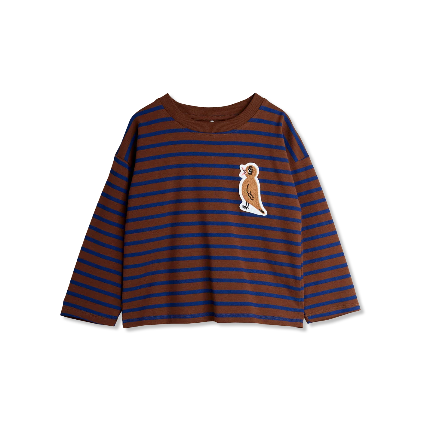 Stripe bird langarmshirt