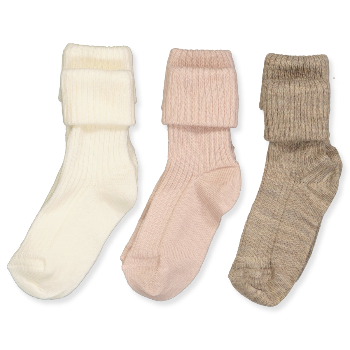 3-pack rib wool Socken
