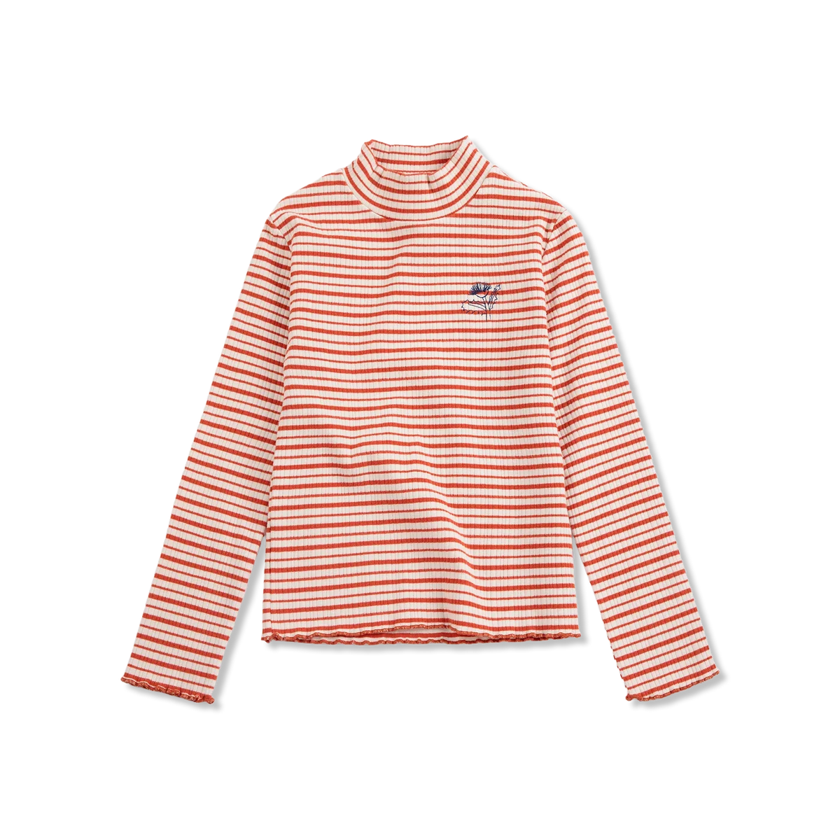 Energy flower stripe T-shirt