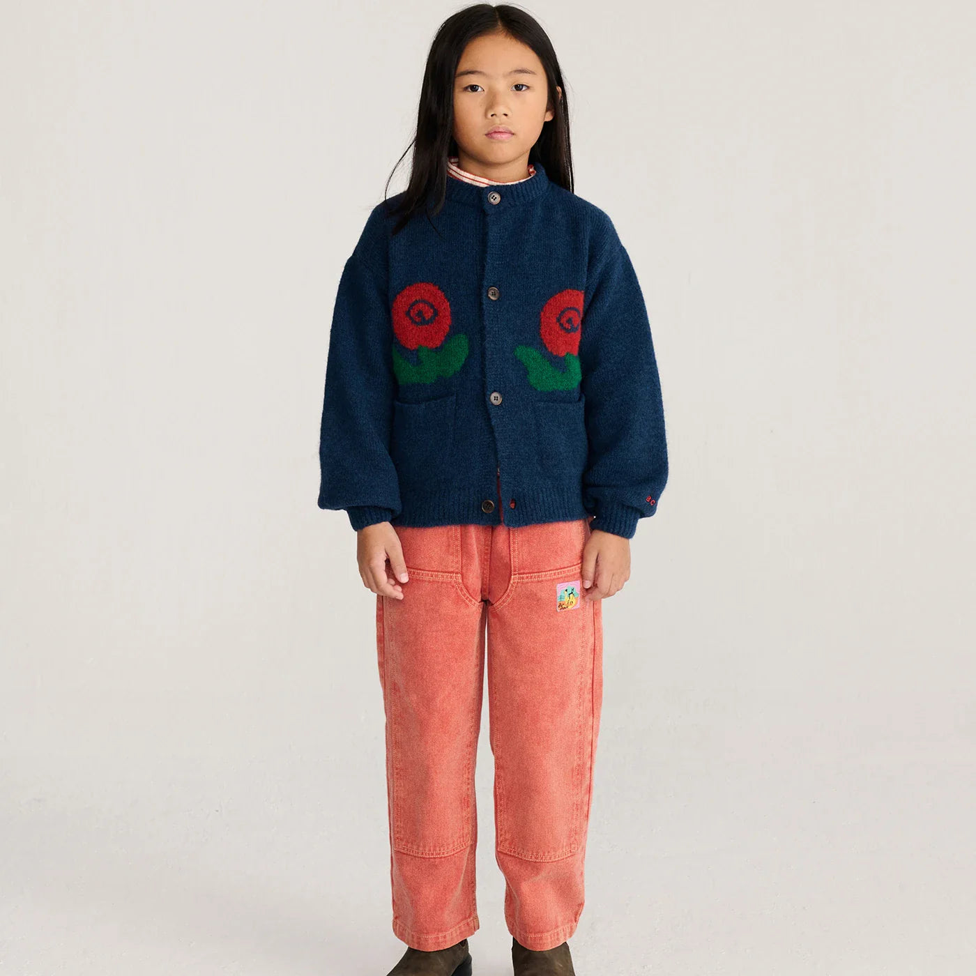 Stamp bloom Strickjacken