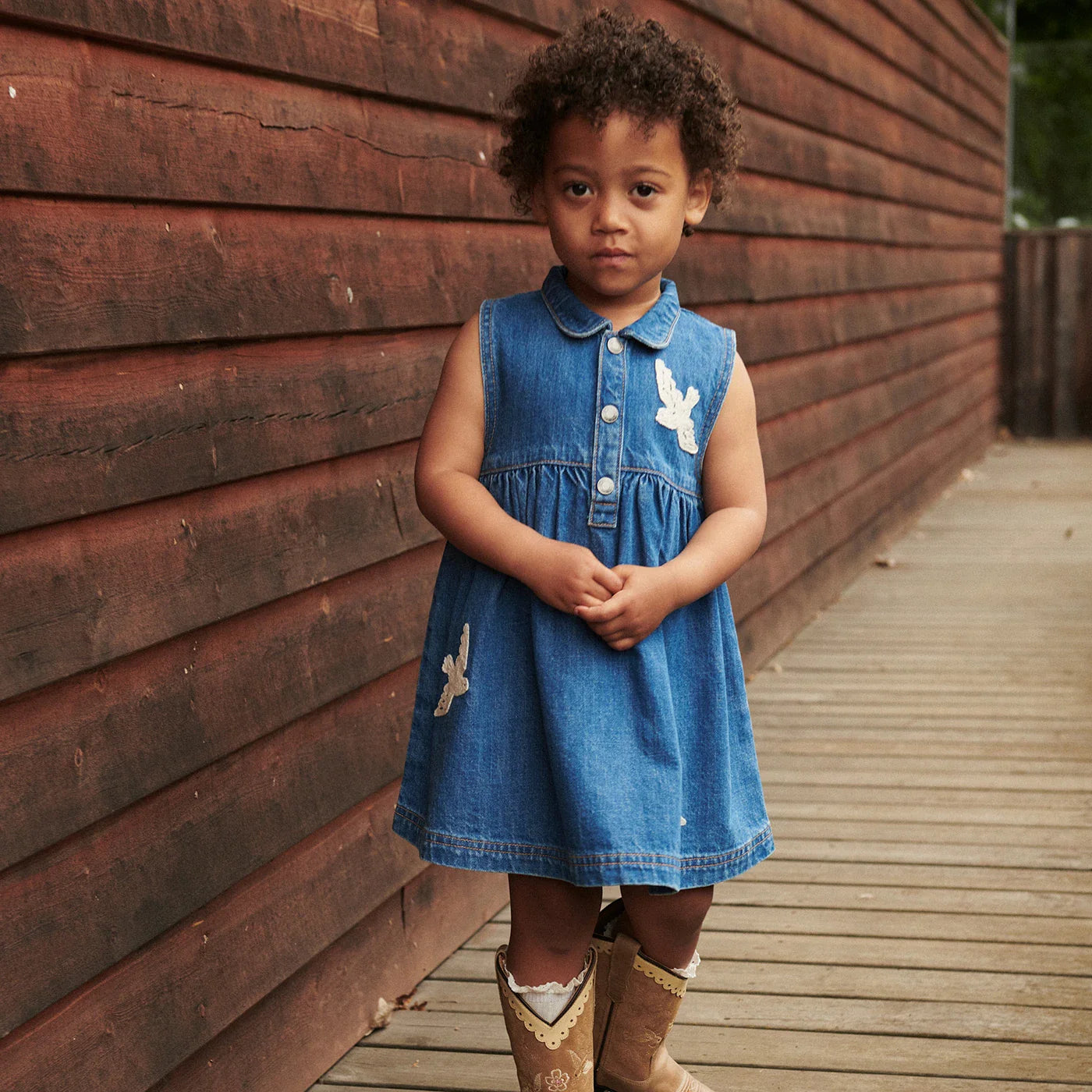 DENIM DRESS kleid
