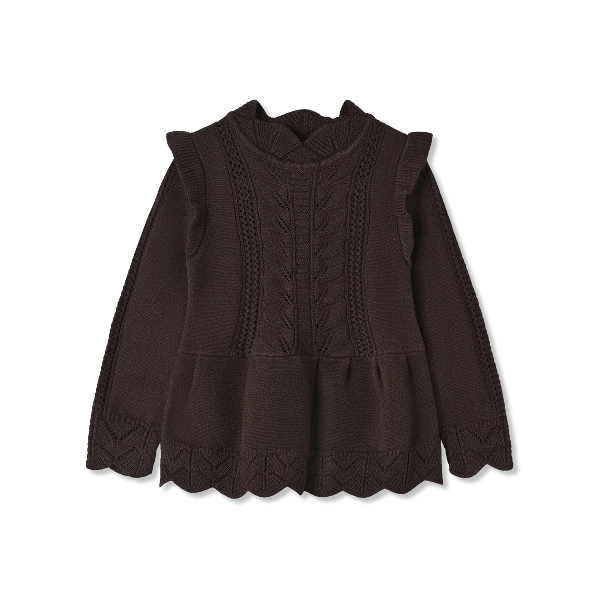 Alilly peplum Strickpullover