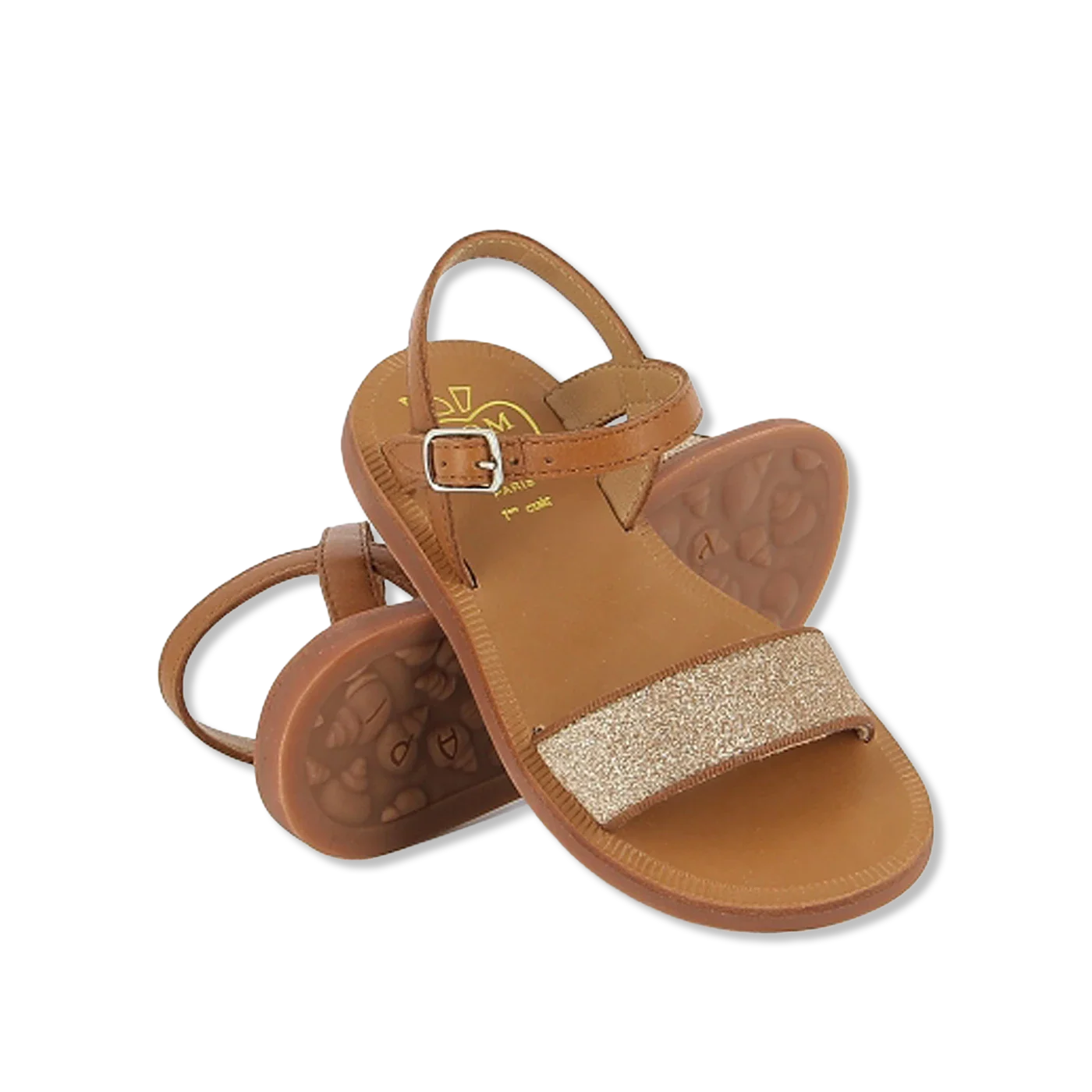 Plagette buckle tao Offene sandalen
