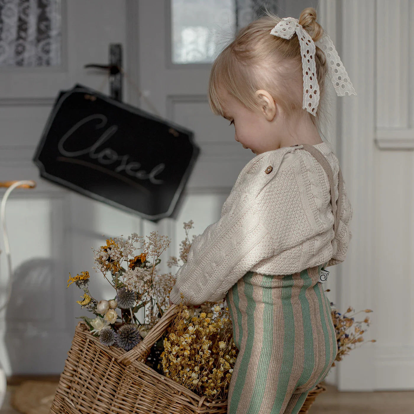Footless cotton tights spiel