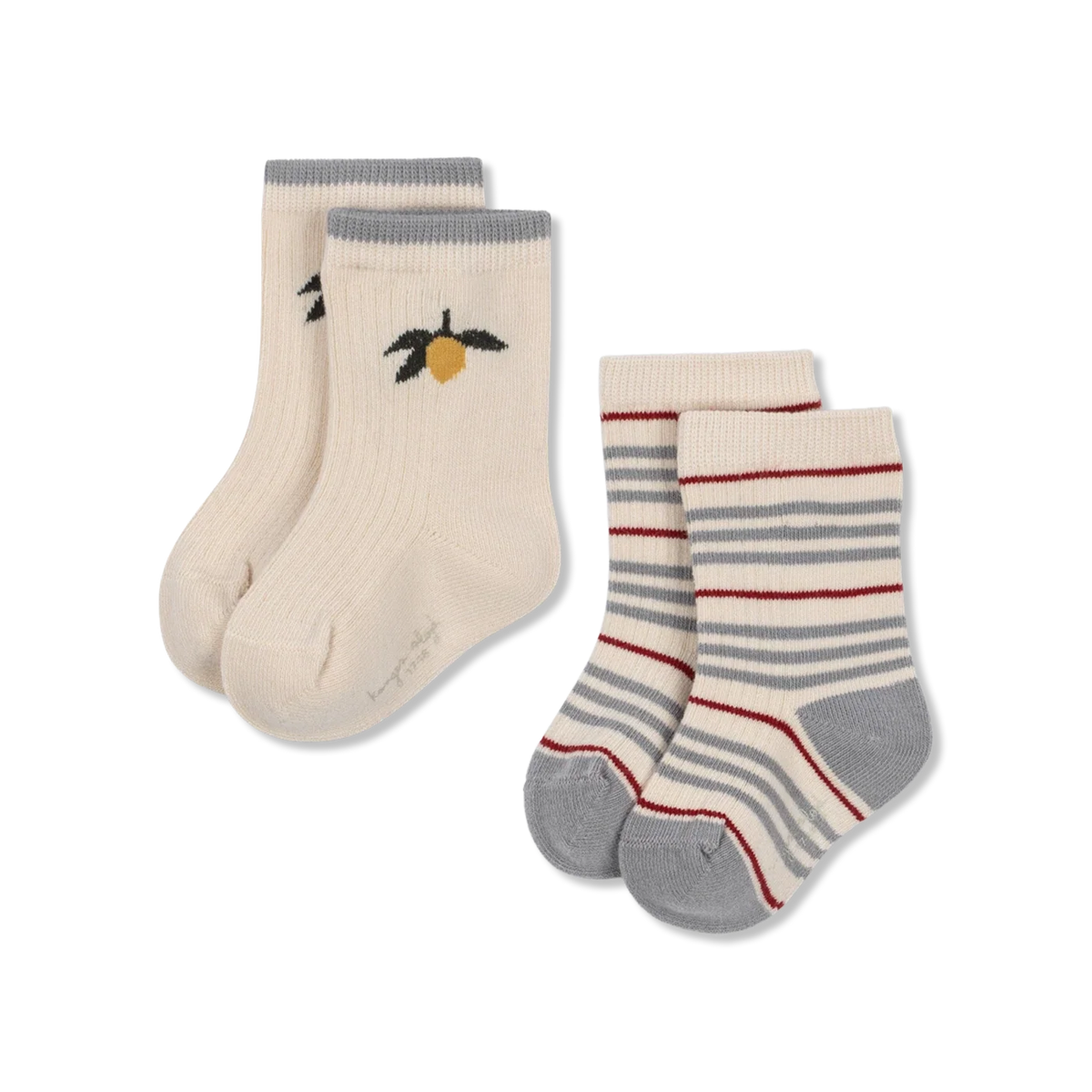Rib stripe Socken