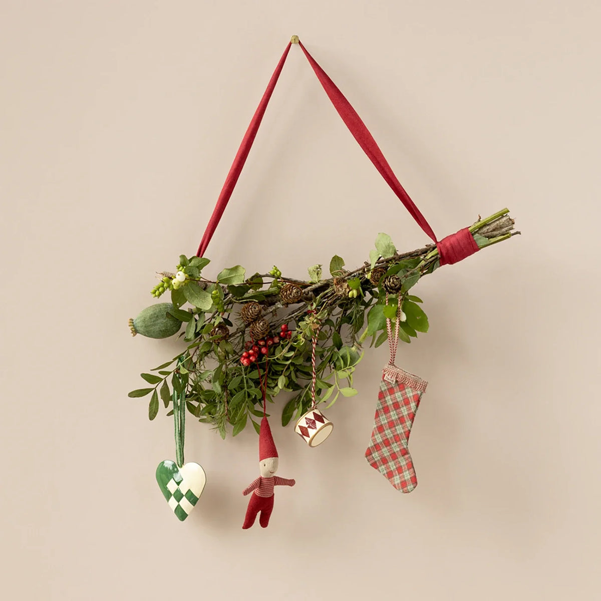 Strømpe Weihnachtsanhänger