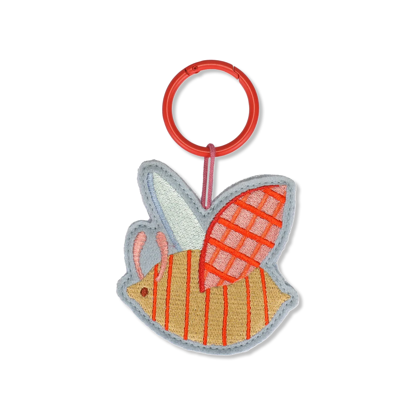 Embroidered keychain Schlüsselanhänger