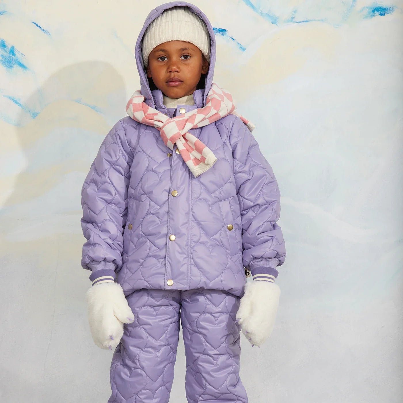Hearts quilted Thermohosen