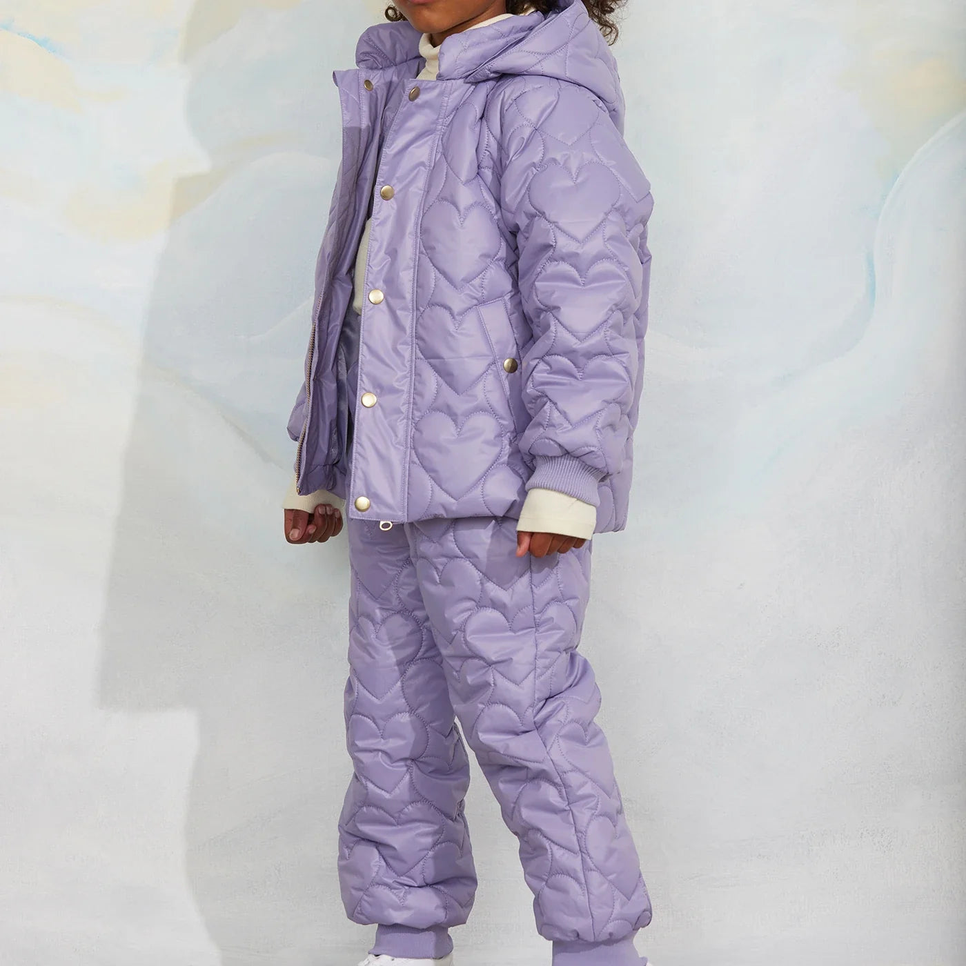 Hearts quilted Thermohosen