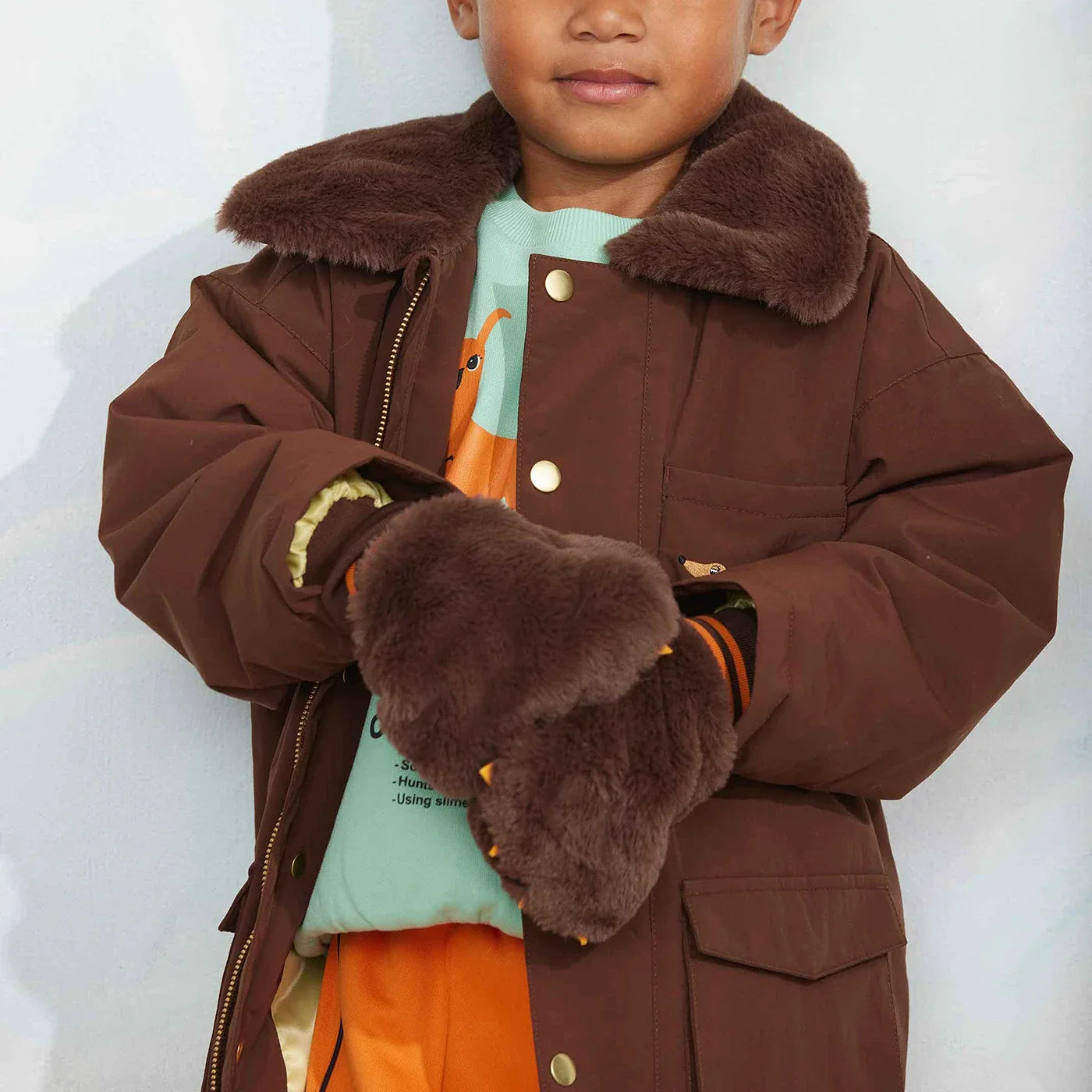 Padded nylon parka Winterjacke