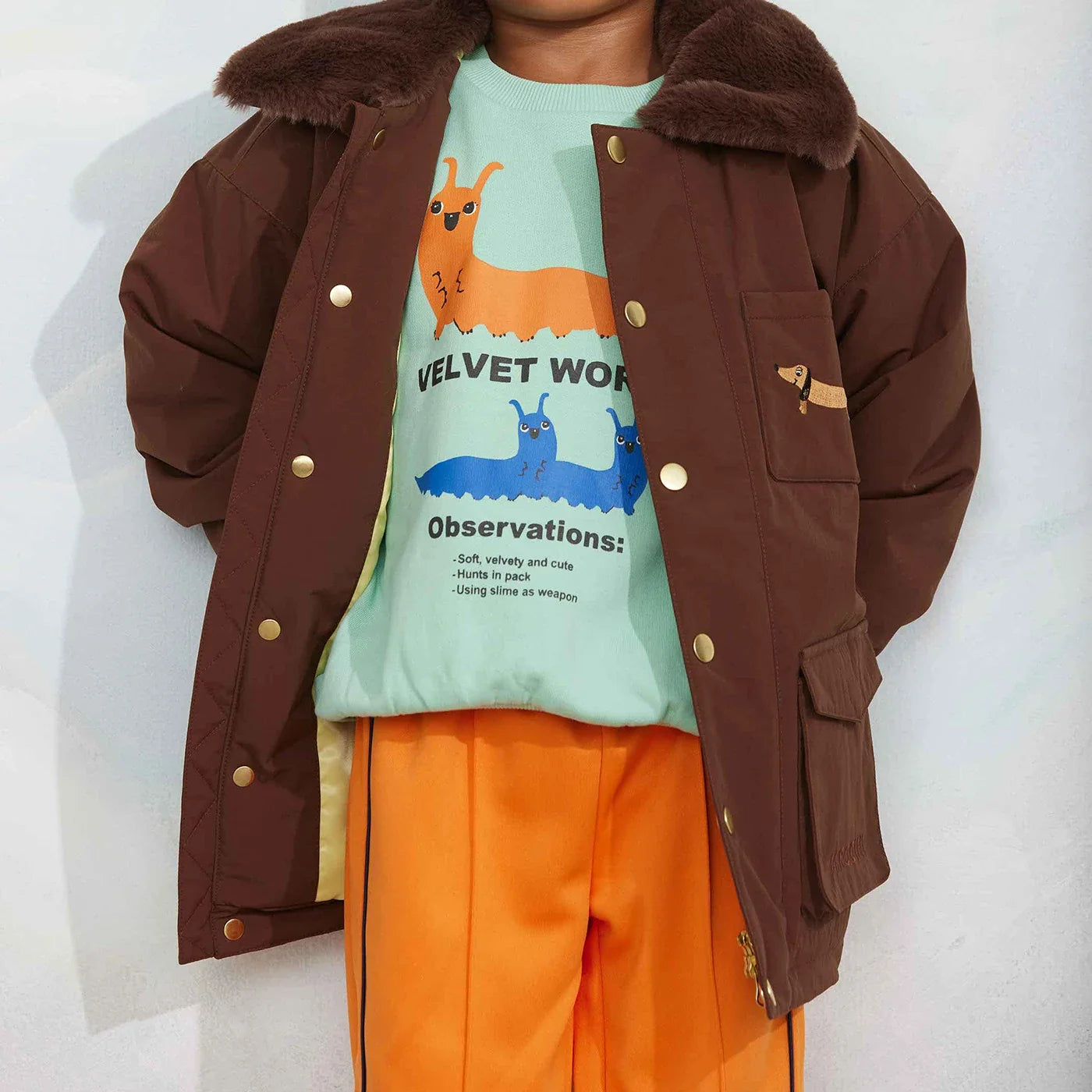 Padded nylon parka Winterjacke