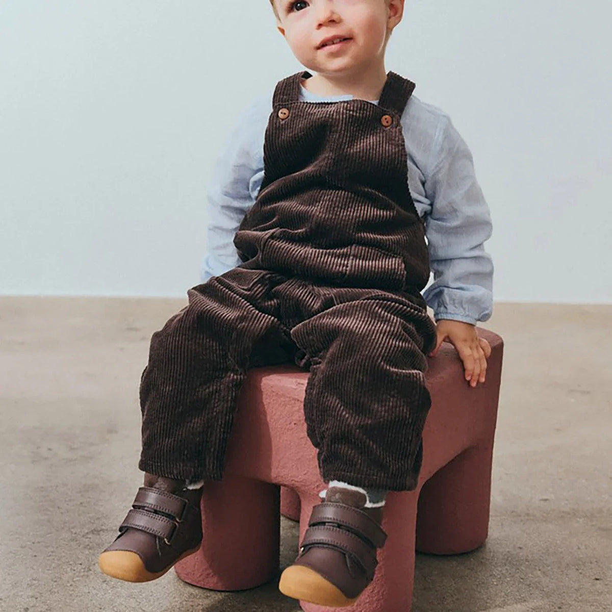 Petit winter dark brown Lauflernschuhe