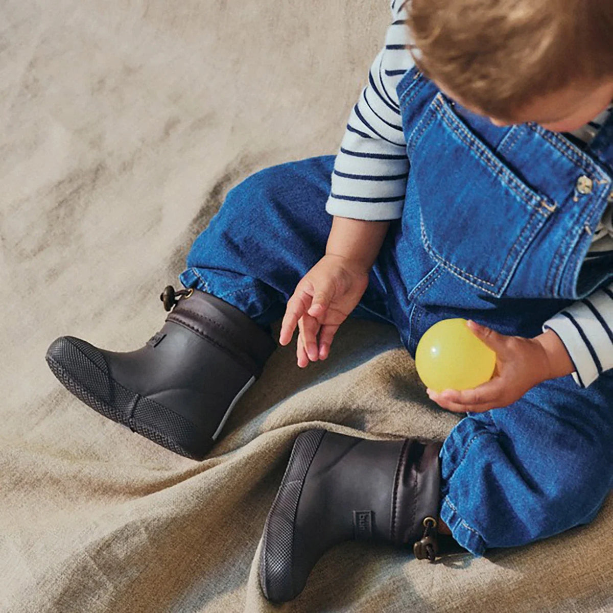 Malik dark brown Gummistiefel
