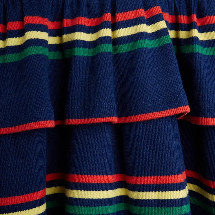Multi color stripe Kleid