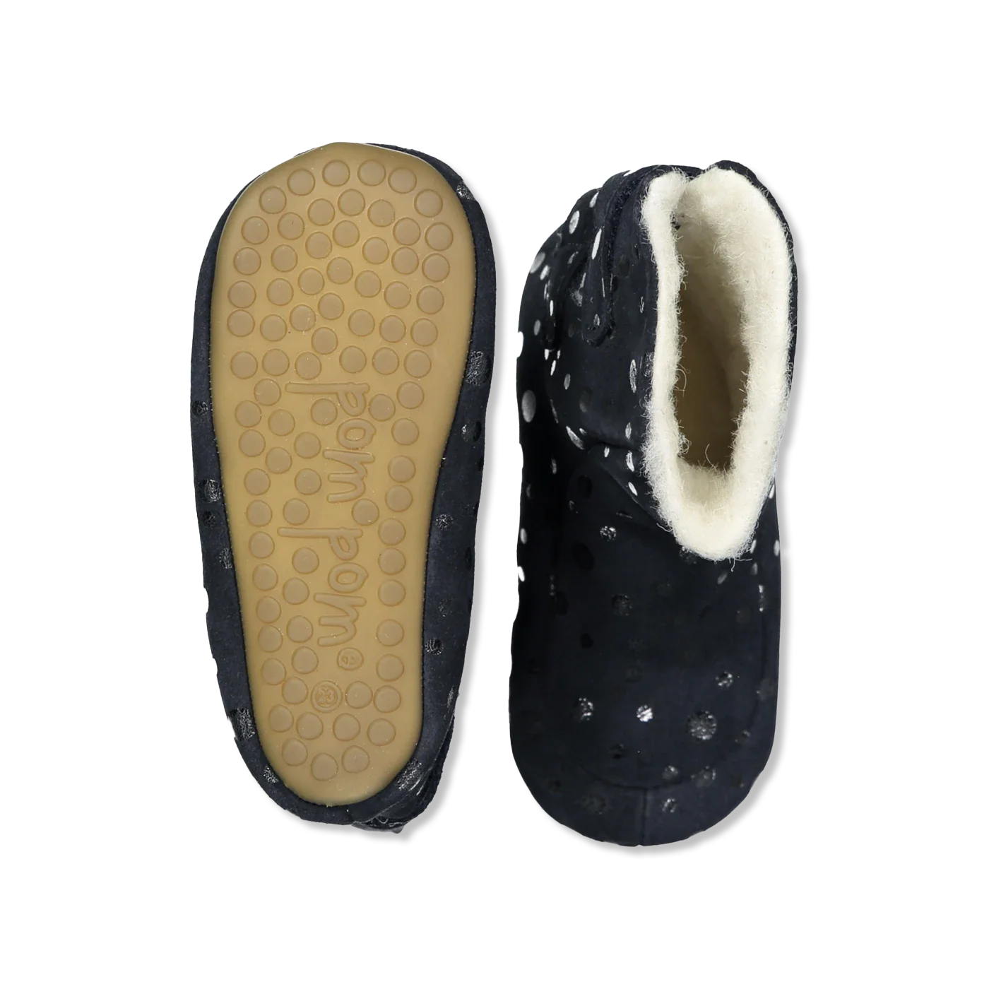 Beginners Wool Velcro Booty hausschuhe