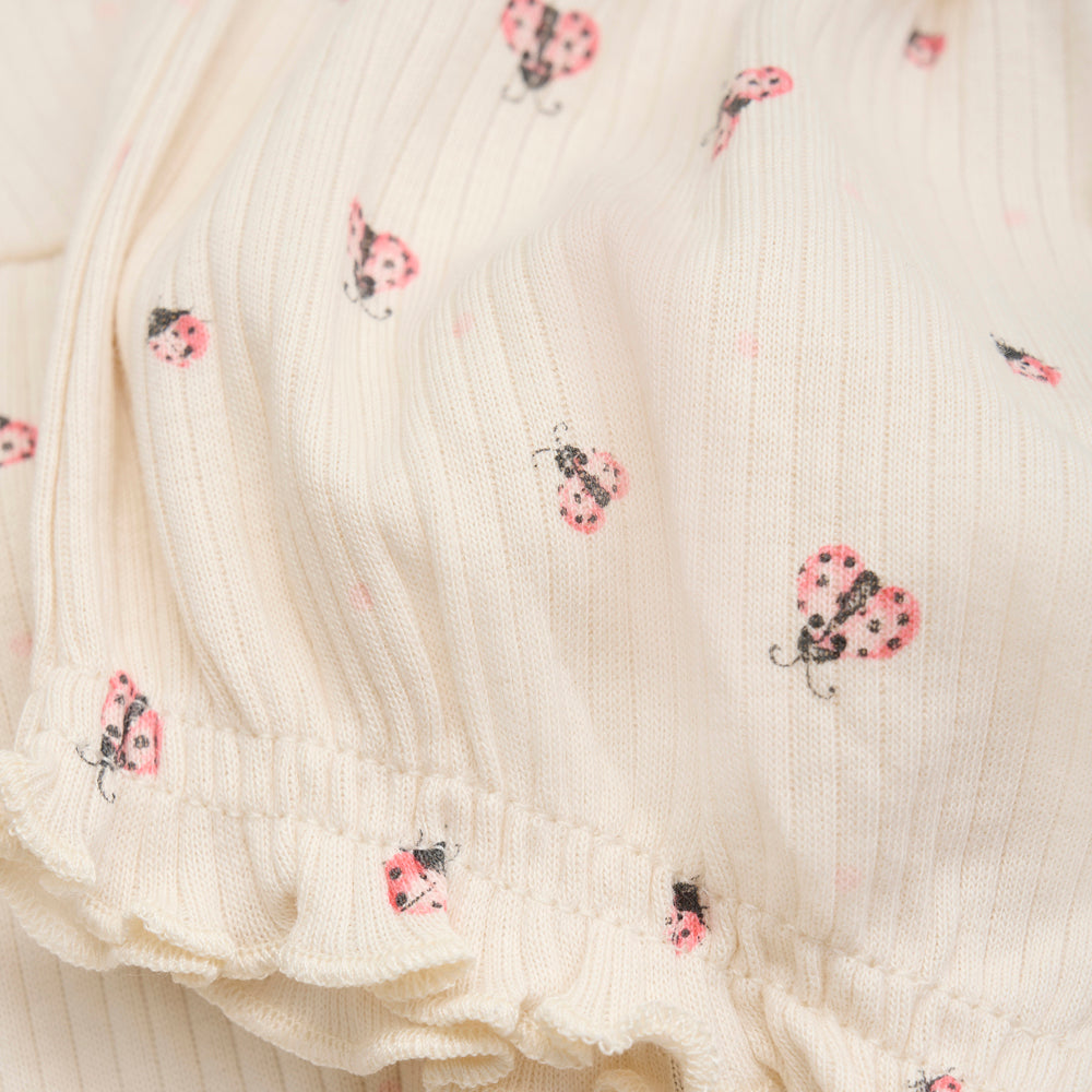 Organic 2-pak rib shorts-Set