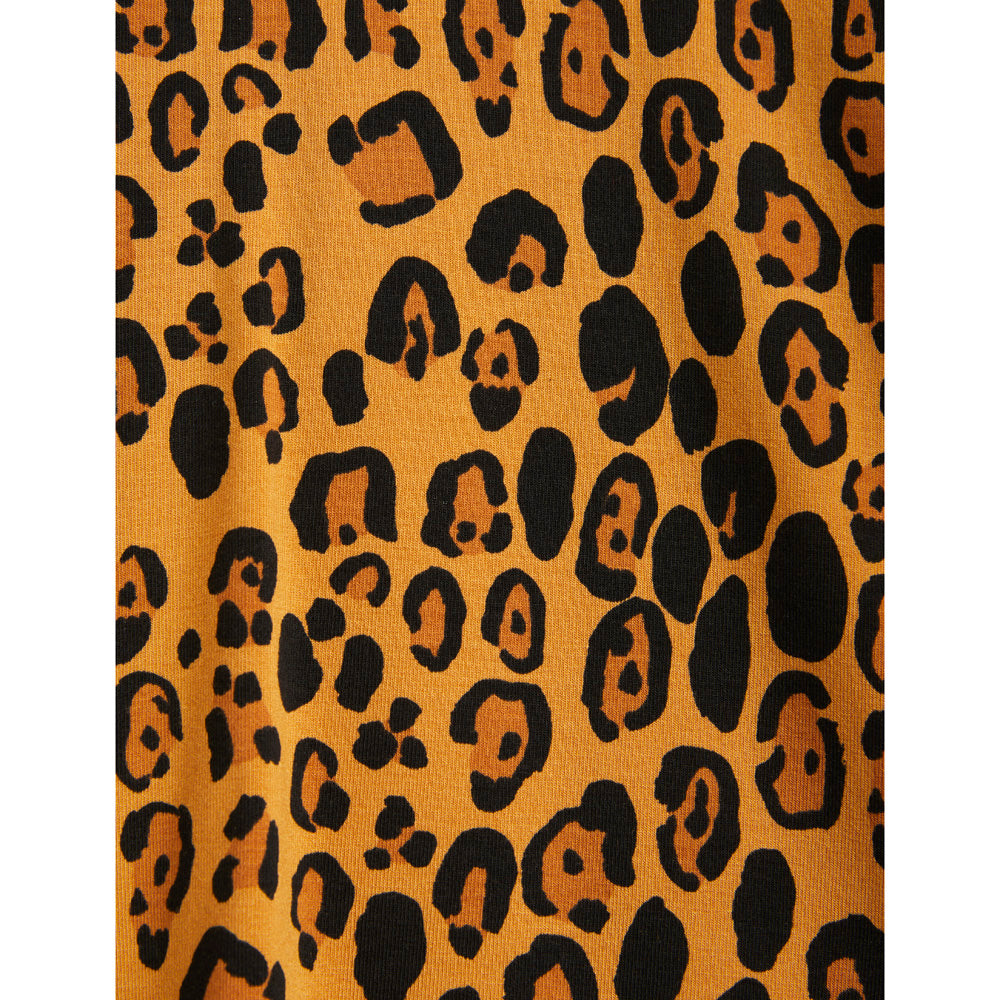 Basic leopard langarmshirt