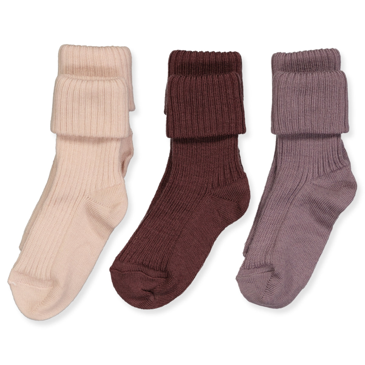 3-pack rib wool socken
