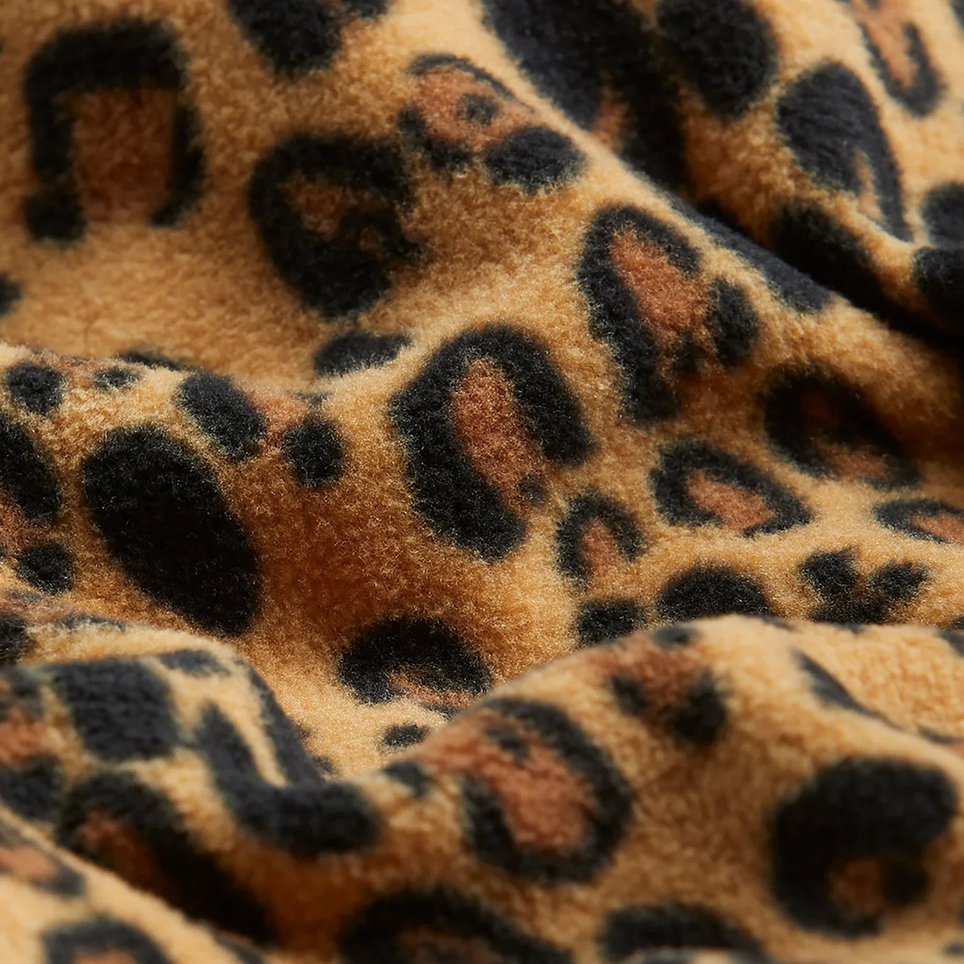 Leopard fleece Fleecejacke