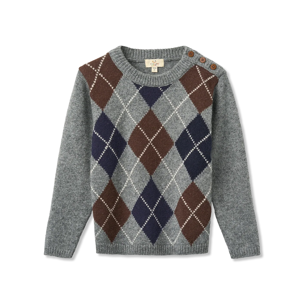 Argyle Bluse