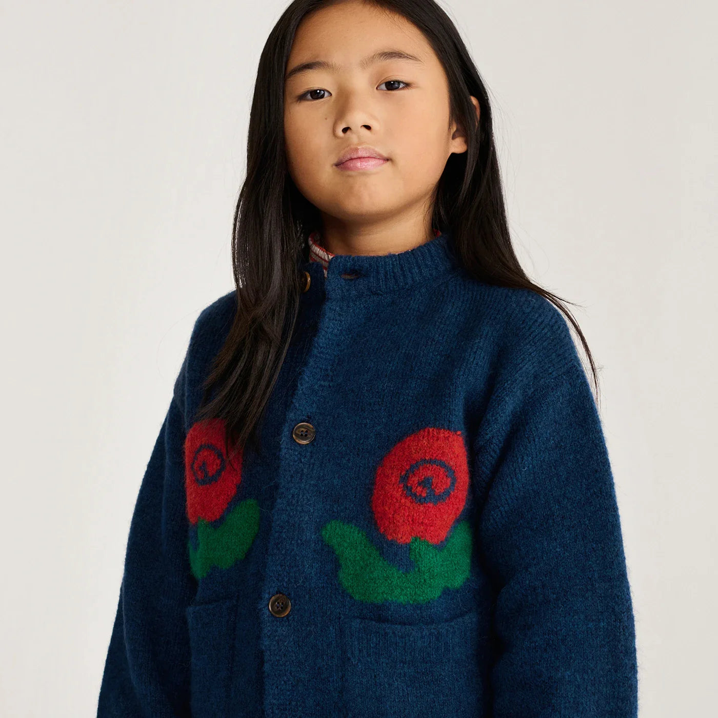 Stamp bloom Strickjacken