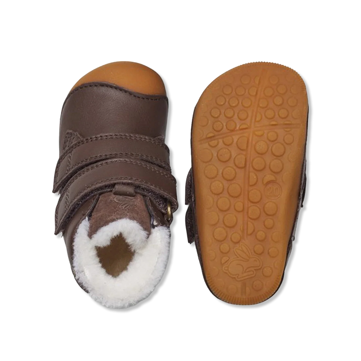 Petit winter dark brown Lauflernschuhe