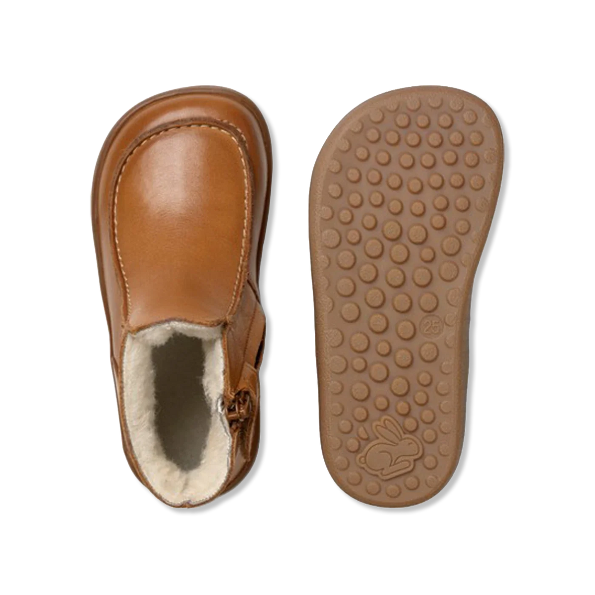 Mocca cognac Winterstiefel