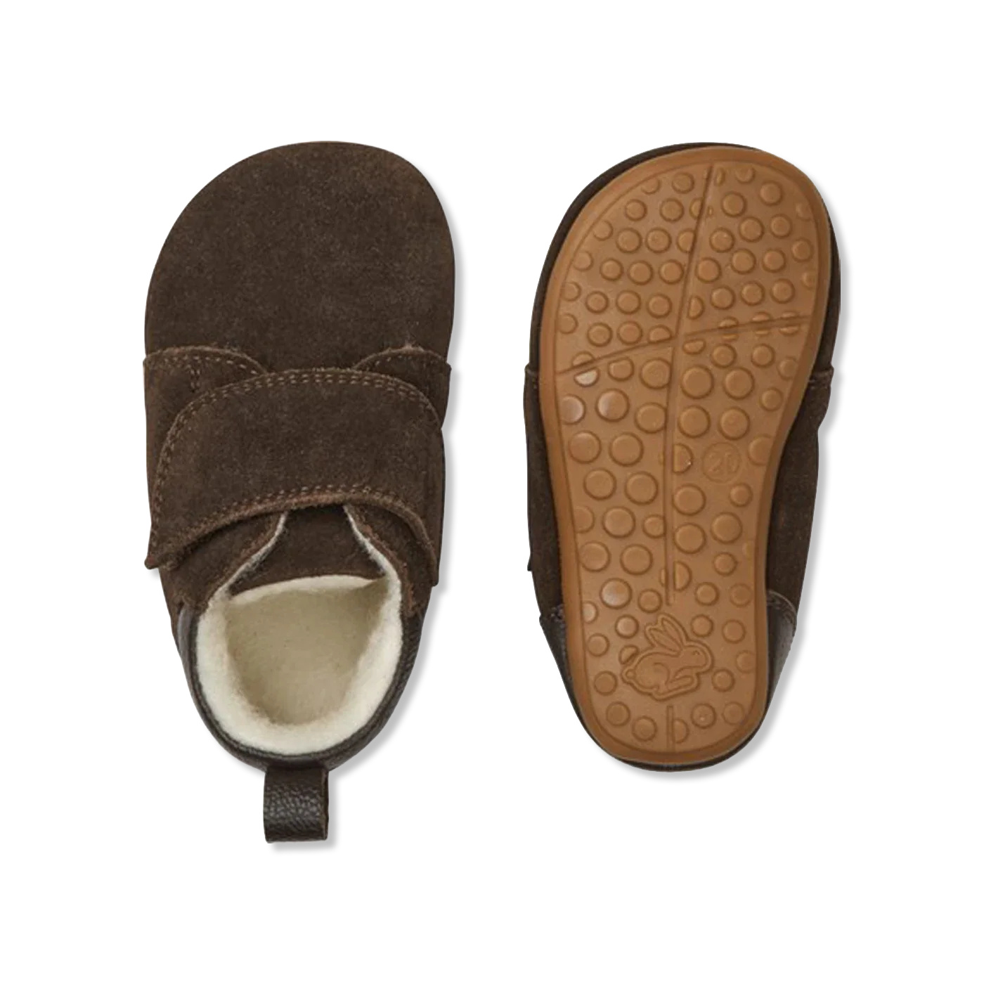Teddy dark brown Lauflernschuhe